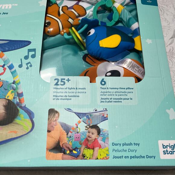 NEW Disney Finding Nemo Mr Ray Interactive Baby Play Mat and Activity Center - Picture 4 of 8